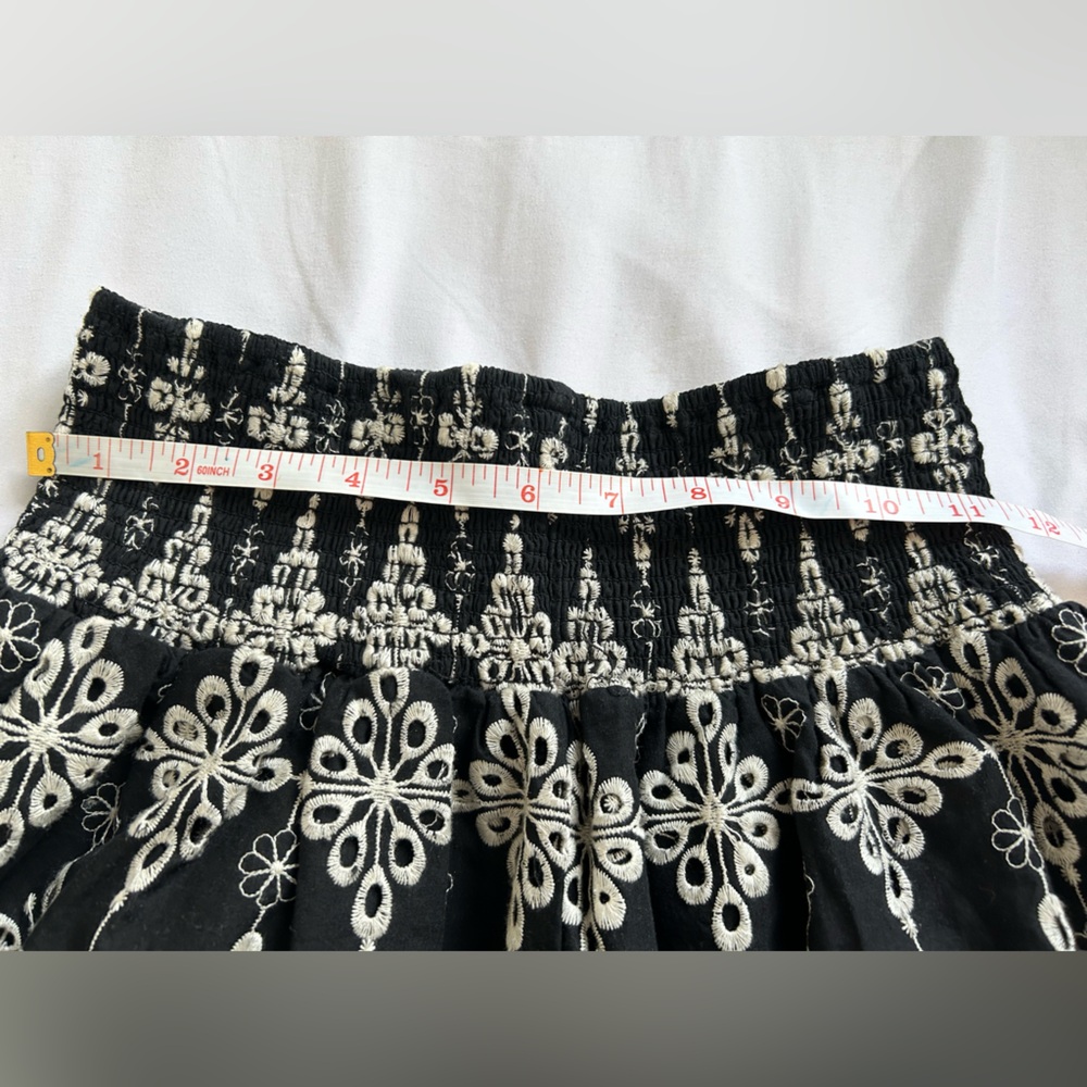 Embroidered Ruffle Mini Skirt - Picture 5 of 6